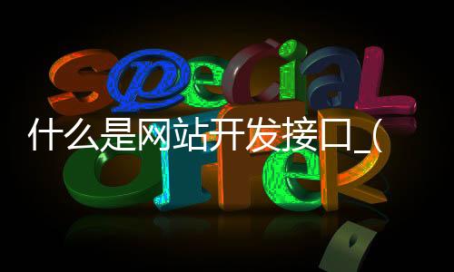 什么是网站开发接口_(网站的开发语言是什么)